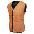 thumbnail image 4 of Durtebeua Sleeveless Jackets Coats Stand Collar Winter Casual Sport Vest with Pockets Men's Heated Vest with Hood, 4 of 6