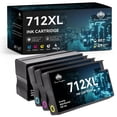 thumbnail image 1 of Cartuchos de tinta Toner Kingdom 712XL 80 ml negros y 29 ml colores, 1 of 6