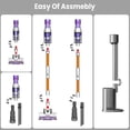 thumbnail image 5 of KISSAIR Cordless Vacuum Cleaner with Auto-Empty System, PowerDetect Clean & Empty, DuoClean Detect Nozzle & MultiFlex, Powerful Suction, HEPA Filter, Pet Hair Pickup, Carpets & Hardfloor, Purple, 5 of 12