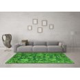 thumbnail image 3 of Ahgly Company Indoor Square Oriental Green Traditional Area Rugs, 7' Square, 3 of 4
