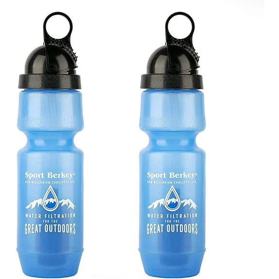 Berkey GSPRT Generic 22-Ounce Water Filter Sports Bottle - Pack of 2