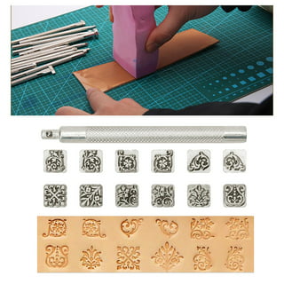 Tooled Leather Floral Pattern Border Cut File