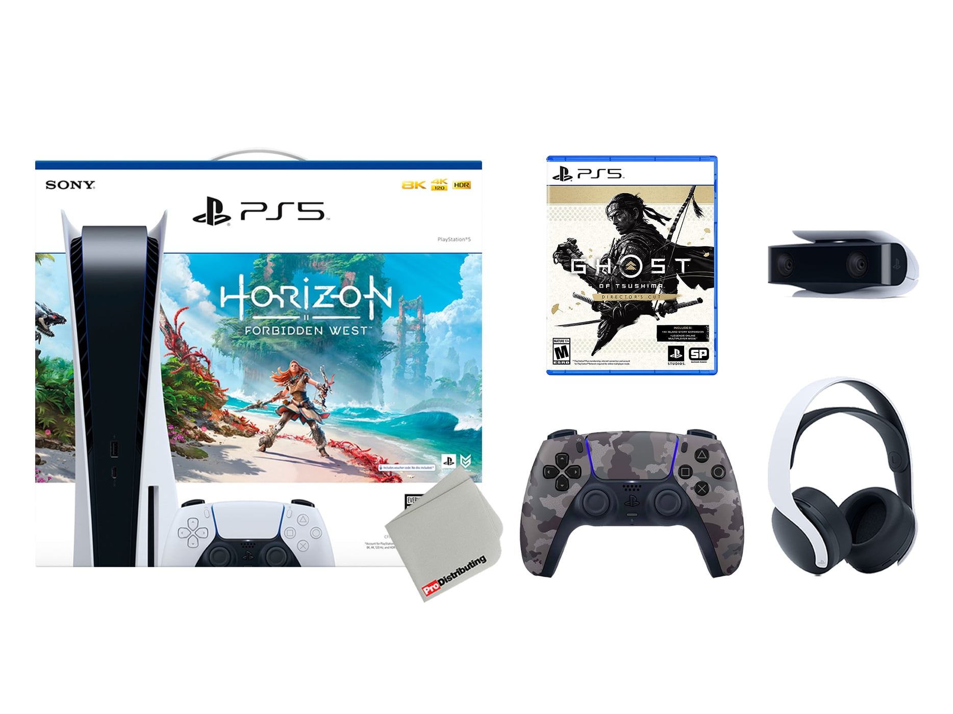 Sony PS5 Disc Bundle with Extra Grey Camo Kuwait Ubuy