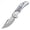 Blue, variant on Kansept Orion Folding Pocket Knife 3.07''Damascus Blade,Blue Anodized and Machine Satin Titanium Handle,K1089B2