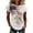 White, variant on MuXiKeJi Clothes 250th Anniversary USA Shirt America 250 Shirt 3/4 Sleeve Womens Tops Patriotic Flag Eagle Print Tops 1776-2026 Tshirt Gifts