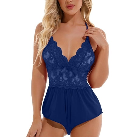 Women Lingerie Three Piece Set Floral Lace See Through Bra Garter Suspenders Belt Girdle Matching Pantie Party Gift Lingerie for Women Nightwear Romper Pajamas for Women Fuzzy Sparkly Lingerie plus
