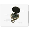 thumbnail image 3 of Retro Pocket , Lightweight Antique  Accurate Luminous  for Hiking for Driving, 3 of 8