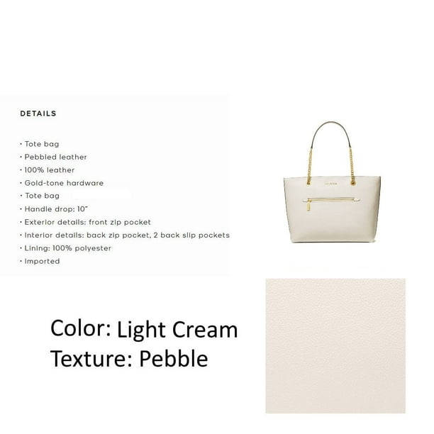Michael kors cream best sale bag