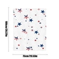 thumbnail image 3 of Honeeladyy 4th of July Plush Throw Blanket, Ultra Soft & Cozy Gift for Kids, Independence Day Present, USA Flag Graphic Warm Lightweight Flannel Throw for Bed, Couch & Travel, 27.56x39.37 in, 3 of 6