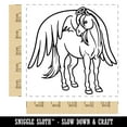thumbnail image 2 of Angel Horse Loss of Pet Square Rubber Stamp Stamping Scrapbooking Crafting - Large 2.75in, 2 of 7