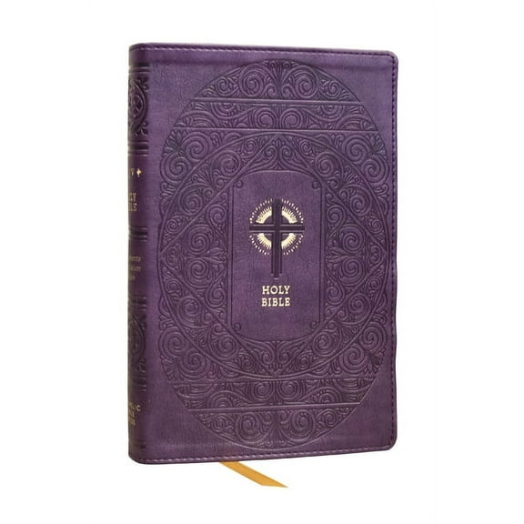 Nrsvce Sacraments of Initiation Catholic Bible, Purple Leathersoft, Comfort Print, (Hardcover)