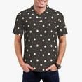 thumbnail image 2 of Balery Funny Chicken Printed Men’s Short Sleeve Polo Shirt, Midweight Men's Shirt,Golf Polo shirts -3X-Large, 2 of 8