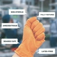 thumbnail image 4 of Nitrile Exam Powder Free Disposable Gloves, Ambidextrous, Beaded Cuff, Orange, 5 Mil, Large, 36000 Pack, 4 of 6
