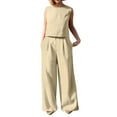 thumbnail image 1 of Txlixc Traje de pantalones casuales para mujeres Txlixc  moda, 1 of 8
