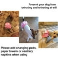 thumbnail image 4 of Pañales suaves para perros, pañales para perros, cachorros, con orificio en la cola para mascotas, pantalones fisiológicos para perros con lazo bonito, 4 of 8