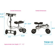 NOVA Turning Knee Walker Sliver