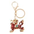 thumbnail image 2 of Opal Crystal Kylin Llavero Llavero Monedero Encanto Llavero Cadena Colgante Rojo Yuyangstore Opal Cristal Kylin Llavero, 2 of 7