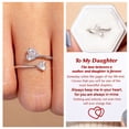 thumbnail image 2 of Rings Double Delicate Design Can Be Adjustable Ring Light High Grade Silver Ring, 2 of 6