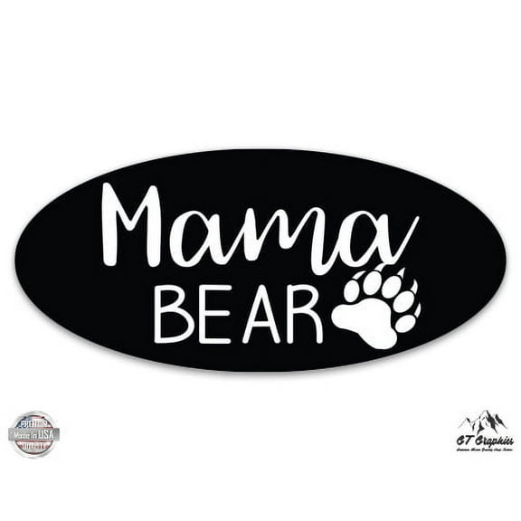 Mama Bear Claw - 3" Vinyl Sticker - For Car Laptop I-Pad Phone Helmet Hard Hat - Waterproof Decal