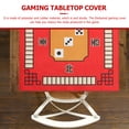 thumbnail image 4 of 1PC Mahjong Table Cloth Square Shape Mahjong Mat Board Room Mahjong Pad Anti-slip Desktop Cushion for Games Board Games Mahjong Use (Red), 4 of 5