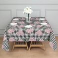 thumbnail image 3 of Pioneer Flower Floral Print Pattern Square Tablecloth, Waterproof Wipeable Spillproof Washable Table Cover for Home Kitchen Party Decor, 60"x60", 3 of 6