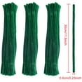 thumbnail image 2 of Craft Pipe Cleaners 100 PCS Red Chenille Stem 6MM x 12 Inch Twistable Stems Varillas para esculpir flexibles para niños para manualidades y artes (verde) WD.WDQZL necesidades diarias, 2 of 6