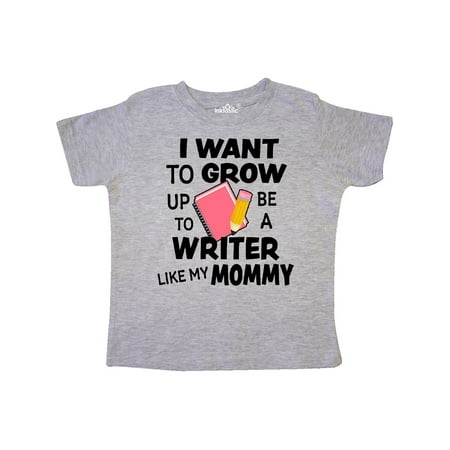 

Inktastic I Want To Grow Up To Be A Writer Like My Mommy Gift Toddler Boy or Toddler Girl T-Shirt