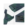 thumbnail image 3 of INSPIRE CHIC Men's Stripe Texture Contrast Color Formal Neckties Wedding Dark Green Navy Blue, 3 of 4