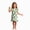 N208-Light Green, variant on NOLDARES Girls Nightgowns DressPrint Soft Cute Cartoon Ghost Print Pajama Sleep Dress(N208-Dark Green)