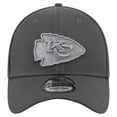 thumbnail image 2 of Men's New Era Graphite Kansas City Chiefs  Main 39THIRTY Flex Hat, 2 of 5