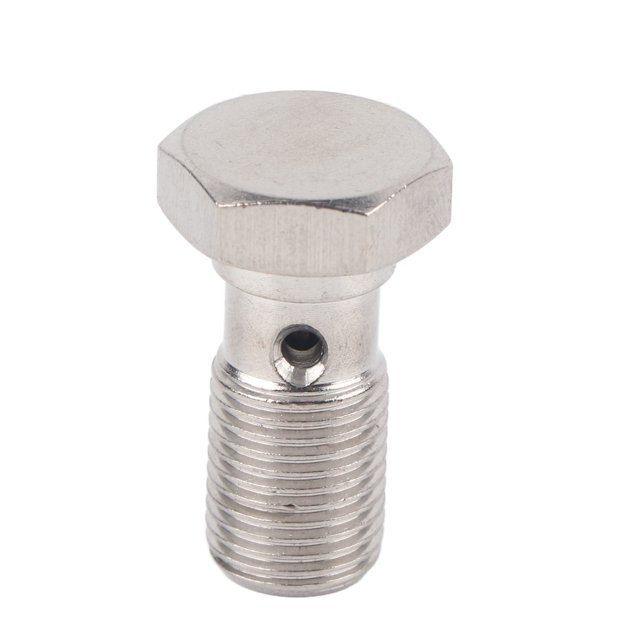Accesorio resistente a la corrosión de acero inoxidable M10x1.0 de perno Banjo de 0,8 pulgadas para coche