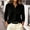 Black collared button cardigan women a1, variant on thefmos Women's Collared Button Front Knit Cardigan Long Sleeve Solid Color Sweater Coat Casual Fashion Fall Winter Outfit, Wine XL