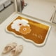 thumbnail image 5 of Alfombrilla de Baño, Antideslizante, Tapete de Ducha, Alfombra de Baño con Ventosas, Poliéster Suave, 50 x 80 cm, Cubre suelos Absorbente para Baño, Multicolor, 5 of 6