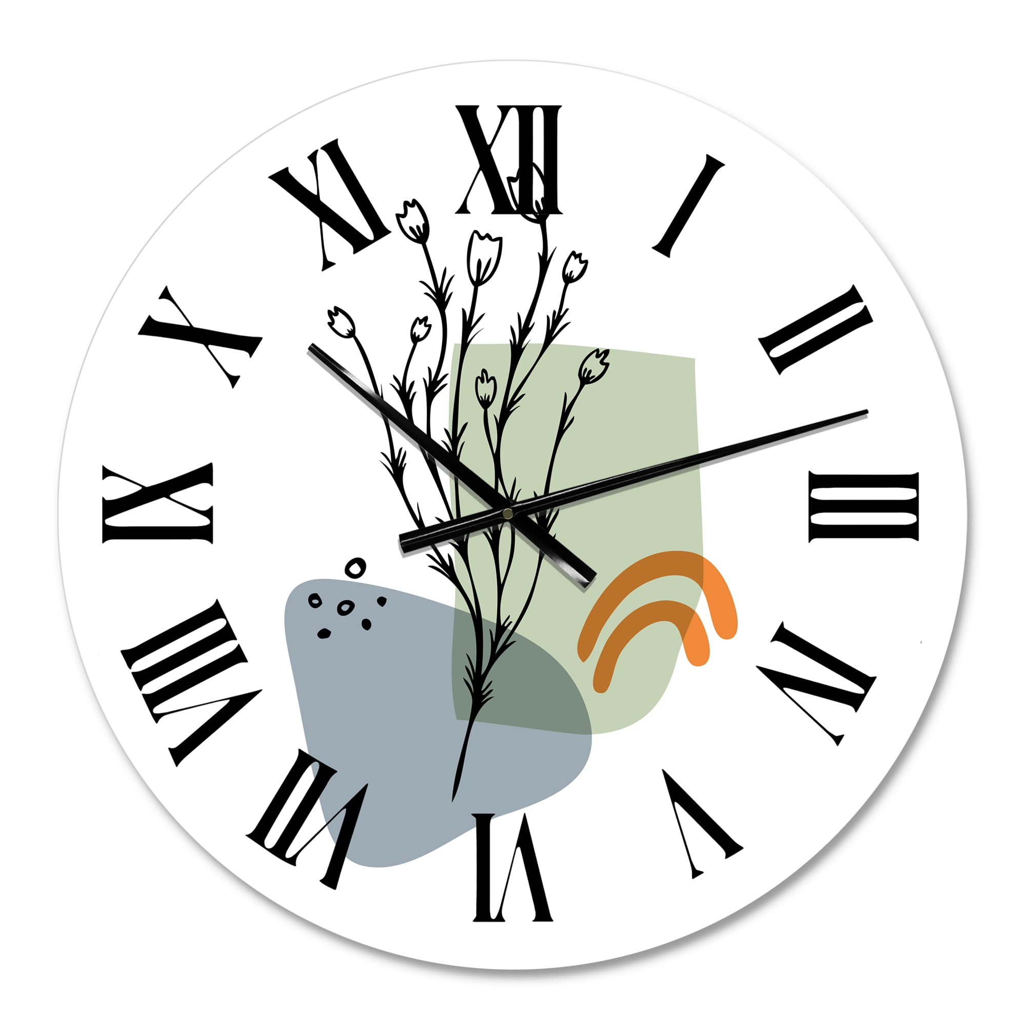 Designart 1 in Quartz Modern/Contemporary Wall Clock
