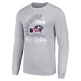 thumbnail image 2 of Men's Starter  Heather Gray Columbus Blue Jackets Arch City Theme Graphic Long Sleeve T-Shirt, 2 of 3