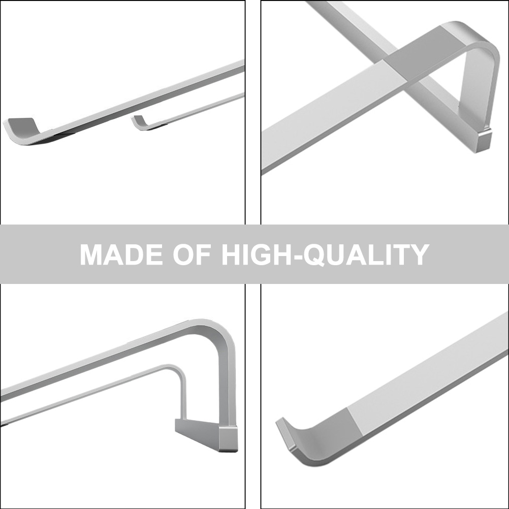 QIFULL Back to School Laptop Riser Stand Aluminium Alloy Portable Notebook Riser for Home Use 1Pack