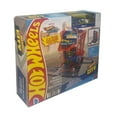 thumbnail image 2 of Hot Wheels City Toy Track Set, Downtown Car Park Playset with 1:64 Scale Vehicle, 4 Levels, Working Lift & Exit Chute, 2 of 7