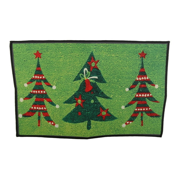 Felpudo Navideño Para El Suelo, Tapete De Franela Navideña, Felpudo De Puerta De Entrada Para El Hogar, Alfombra Antideslizante Para Sala De Estar