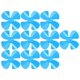 thumbnail image 3 of Hélice de barco, 10 piezas, hélice de 4 palas, hélice de plástico, hélice elegante y moderna, 3 of 9