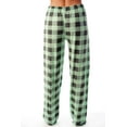 thumbnail image 2 of Just Love Women Buffalo Plaid Pajama Pants Sleepwear. (Mint Charcoal Buffalo Plaid, Medium), 2 of 2
