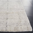 thumbnail image 3 of SAFAVIEH Abstract Janis Solid Polyester Area Rug, Ivory/Grey, 5' x 8', 3 of 11