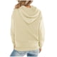 thumbnail image 4 of Puntoco Mujer Casual Sólido Manga Larga Suelta Sudadera Con Capucha Blusa Puntoco Puntoco-4118, 4 of 6