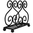 thumbnail image 2 of Blue Donuts Scroll Collection Black Napkin Holder, 2 of 6