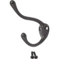 thumbnail image 3 of Coat & Hat Hook, 3-1/2" High, 2-1/4" Projection, Matte Black by Stone Harbor Hardware, 3 of 3