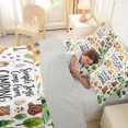 thumbnail image 5 of Catabedysis Watercolor Camping 7 Pieces Full Size Bedding Sets,Jungle Bear Owl Full Size Bed in a Bag For Boys,Multicolor,Light Gray Reversible, 5 of 7