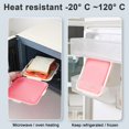 thumbnail image 3 of Hyasfey Sandwich Container Bento Lunch Box BPA-free Hinged Containers Reusable Sandwich Holder Snack Container for Office Workers Students, 3 of 8