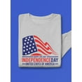 thumbnail image 3 of America Independence Day Design Sweatshirt Men -Image by Shutterstock, Male XX-Large, 3 of 4