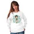 thumbnail image 4 of Betty Boop St Patricks Day Clovers Women Crewneck Sweatshirt Brisco Brands L, 4 of 6