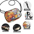 thumbnail image 3 of FORMRS Mini Crossbody Bag for Women Adjustable Rope Shoulder Casual Phone Purse, Purple Floral Tomatoes, 3 of 7
