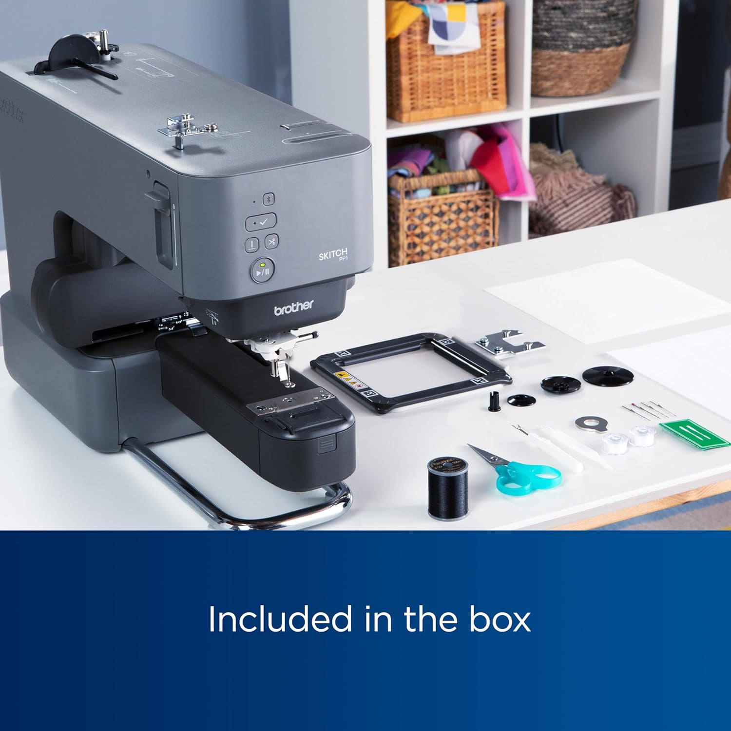 Brother Skitch PP1 Single Needle Embroidery Machine with 3x3